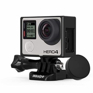 フレームマウント GoPro用 保護ケース ハウジング シリコンレンズカバー付き ゴープロ Hero 4, 3+, 3適用