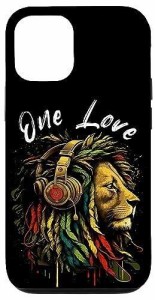 iPhone 14 ラスタ レゲエ ユダのライオンジャマイカ レゲエ 音楽ヘッドフォン スマホケース