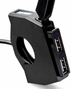 デイトナ バイク専用電源スレンダー USB USB 2ポート