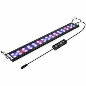 HYGGER 水槽ライト アクアリウムライト LED 熱帯魚ライト 水槽用 2439LED 30CM 45CM 60CM 3つの照明モード 明るさ調整 タイマー付き 観