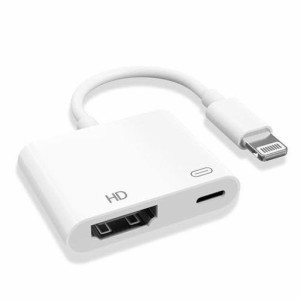 MFI認証品 IPHONE HDMI変換ケーブル LIGHTNING HDMI 1080P フルHD 設定不要 IPHONEIPADIOSに対応 HDMI 変換アダプタ TV大画面 遅延