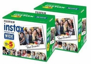 インスタントフイルム INSTAX インスタックス ワイド 5P×2 計100枚