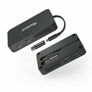 PLUGABLE USB-C HDMI グラフィック変換アダプター モニター 4 台接続可能