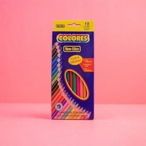 油性色鉛筆 12色箱入 子供絵描き鉛筆 色鉛筆セット