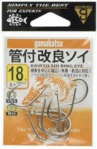 がまかつGAMAKATSU バラ 管付改良ソイ 銀 #18