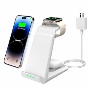 3 IN 1 ワイヤレス充電器 急速充電スタンド 置くだけ充電 APPLE WATCH充電器 IPHONE 1514131211SE2 GALAXY S23S22S21 AIRPODS PRO