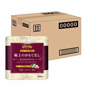 ケース販売 クリネックス 極上のおもてなし トイレット4ロール 30Mダブル ×10パック入り