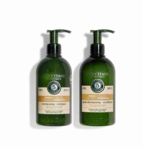 ロクシタンLOCCITANE ファイブハーブス ボリューム&ストレングス シャンプー&コンディショナーセット ポンプ ×2個