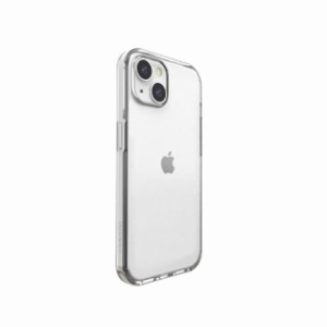 motomo iPhone 14 ケース INO Achrome Shield Strap Case  クリア ソフトケース メタルストラップホール付き 密着痕防止 TPUとポリカー