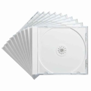 サンワサプライ ・・CDケース ホワイト, 10枚セット
