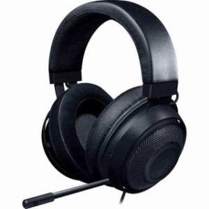 Razer Kraken 50mmドライバー  指向性マイク  冷却イヤーパッド, ブラック