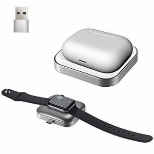 APPLE WATCH充電器 、AIRPODS充電器 携帯式 WATCHAIRPODS ２IN 1 IWATCH充電器、IWATCH87654321  SEと互換性 2IN 1充電ドック、