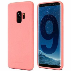 GOOSPERY GALAXY S9 2018 TPUケース 薄型 軽量 バンパー ソフトフィーリングカバー ピーチピンク S9-SFJEL-PNK