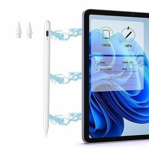 2023新登場 ワイヤレス充電アップルペンシル IPAD タッチペン 磁気吸着充電＆TYPE-C急速充電機能付き IPAD専用スタイラスペン 磁石充