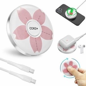 CCKO ワイヤレス充電器 磁気ワイヤレス充電器 日本PSE認証済みマグセーフ充電器 15W10W7.5W高速無線充電 TYPE-C入力ポート搭載 FOR