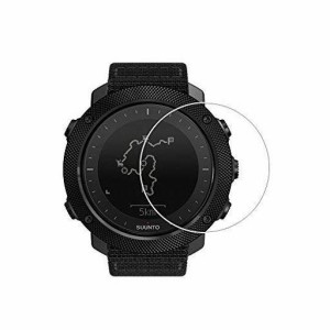 ZSHION SUUNTO TRAVERSE ALPHA ガラスフィルム 強化ガラス 液晶保護フィルム 高透過率 気泡ゼロ 指紋防止 硬度9H 透明な 2 枚パック