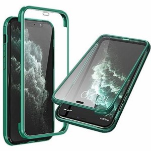 YSAN IPHONE13 用 ケース 360度全面保護 100％画面感度両面ガラス クリアフルカバー 米軍MIL規格 透明 耐衝撃 薄型 軽量 シリコンフ