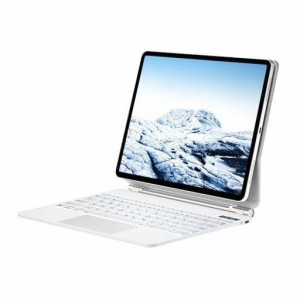 2024新型マジックキーボード SUKEBON IPAD 第10世代 キーボードケース 10.9インチ 電量表示 トラックパッド付きスマートキーボード I