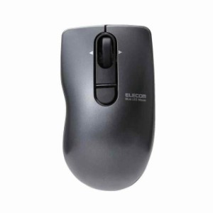 エレコム マウス ワイヤレス レシーバー付属 Micro Grast Switch ブラック M-FBG3DBBK ブラック, Sサイズ, マウスのみ