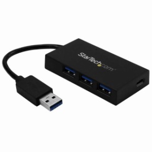  USB 3.0 ハブUSB Type-A接続USB 3.1 Gen 14ポート3x USB-A, 1x USB-Cバスパワー各種OS対応SuperSpeed 5Gbps ハブ HB30A3A1CFB