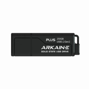 ARKAINE USBメモリ USB 3.2 Gen2 UASP SuperSpeed+, 超高速 USBメモリー 最大読出速度600MBs 250 GB, 超高速 USBメモリ 3.2 Gen2 UASP 