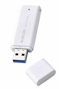 エレコム 外付けSSD 1TB ポータブル USB 5Gbps  USB3.2Gen2対応 小型 キャップ式 ホワイト ESD-EMC1000GWH