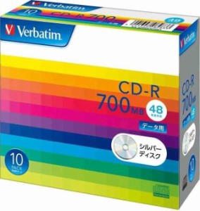 Verbatim バーベイタム 1回記録用 CD-R 700MB 10枚