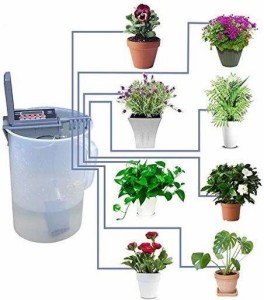 AQUALIN 自動散水タイマー 散水ホース 植物灌水 散水システム 散水用具 10鉢対応可能 灌漑システム 観葉植物 室内 鉢植え給水 鉢植え 植