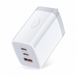 3ポートUSB充電器 (65W-white)