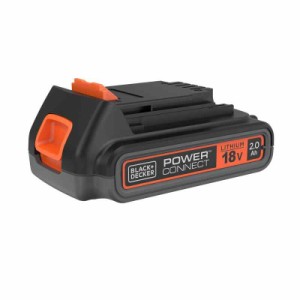 ブラックアンドデッカー(BLACK+DECKER) リチウムイオン バッテリー 電動工具 パーツ アクセサリ 電池 蓄電池 18V 2.0Ah 【日本正規品】 B