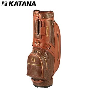 【送料無料】カタナ ゴルフ VTC-29 キャディバッグ ブラウン KATANA ゴルフバッグ【即納】