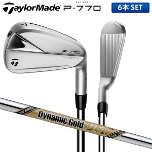 テーラーメイド ゴルフ NEW P770 アイアンセット 6本組(5-P) ダイナミックゴールド EX ツアーイシュー スチール taylormade P-770【即納