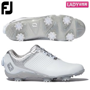 【レディース】フットジョイ 98178 ドライジョイズ フォー ウィメン ボア ゴルフシューズ ホワイト×シルバー FOOTJOY DryJoys BOA