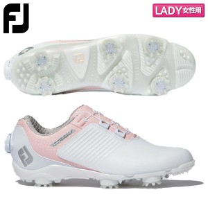 【レディース】フットジョイ 98179 ドライジョイズ フォー ウィメン ボア ゴルフシューズ ホワイト×ピンク FOOTJOY DryJoys BOA【即納】