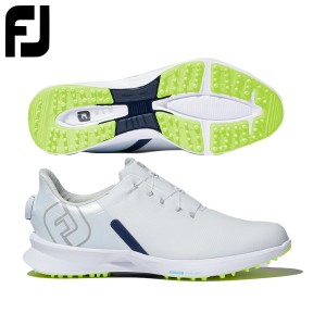 【送料無料】フットジョイ 55460 フューエル スポーツ ボア スパイクレス ゴルフシューズ ホワイト FOOTJOY FUEL SPORT BOA