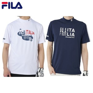 【送料無料/クリアランス】フィラ ゴルフ 743601 モックネック 半袖 シャツ ゴルフウェア FILA【即納】