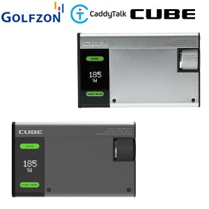 ゴルフゾン キャディトーク キューブ レーザー距離計 レトロシルバー,ブラック 距離測定器 ゴルフ CaddyTalk CUBE【即納】