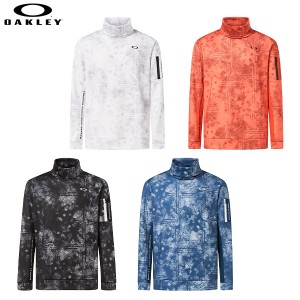 【送料無料/クリアランス】オークリー ゴルフ FOA405742 ペイズリー ハイネック LS 長袖 シャツ ゴルフウェア OAKLEY Paisley Hi-Neck LS