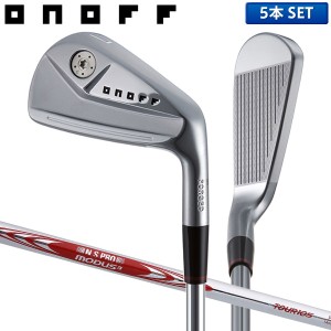 オノフ クロ フォージド アイアンセット 5本組(6-P) N.S.PRO MODUS3 TOUR 105 スチールシャフト ONOFF KURO FORGED 黒【即納】