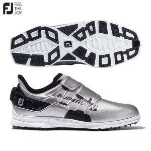 フットジョイ ゴルフ 58148 スーパーライト XP スパイクレス ボア ゴルフシューズ シルバー×ブラック FOOTJOY BOA