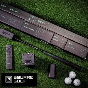 スクエアゴルフ 弾道測定器 ローンチモニター Home Edition 練習器具 SQUARE GOLF ゴルフシミュレーター GPRO 測定機【即納】