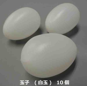 食品サンプル 玉子 (白玉) 10個 IP-501