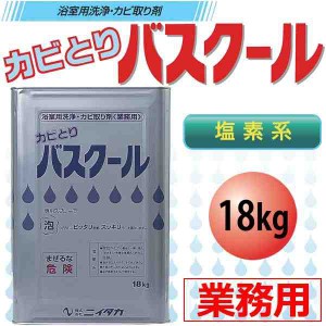 業務用 浴室用洗浄・カビ取り剤 カビとりバスクール 18kg 234005(支社倉庫発送品)