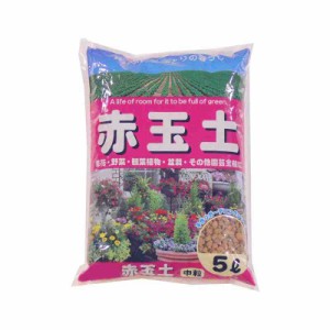 あかぎ園芸 赤玉土 中粒 5L 10袋 1010512(支社倉庫発送品)