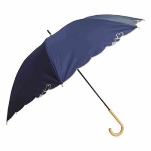 EMBRO HEART PARASOL LONG 日傘 軽量 50cm ネイビー EHP-1S50-SH-NV(支社倉庫発送品)