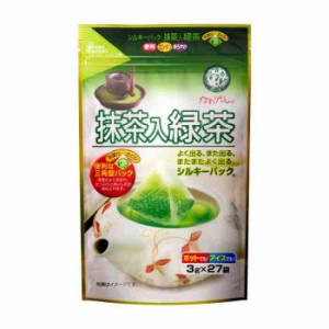 宇治森徳 抹茶入緑茶 シルキーパック (3g×27P)×10袋(支社倉庫発送品)