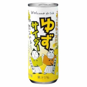 北川村ゆず王国 北川村 ゆずサイダー 250ml 30本セット 11011(支社倉庫発送品)