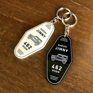 ジムニー モーテルキーホルダー Jimny motel keyring 新型ジムニー ジムニーシエラ (アイボリー)