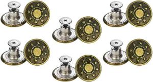 12個 ジーンボタン 17mm ジーンズタック スナップボタン 縫製なし ジャケット パンツボタン - 銅リトルスター耐久性とファッション