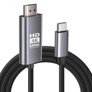 【4K対応】 HDMI Type-C to Hdmi ケーブル HDM I 変換ケー ブル USB Type-C 変換アダプター hdm i ケー ブル 2M スマホ テレビ ミラーリ
